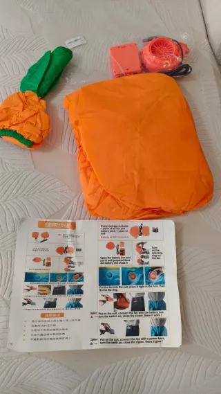 Disfraz inflable de calabaza Halloween