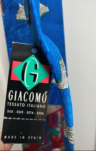 Corbata de seda natural