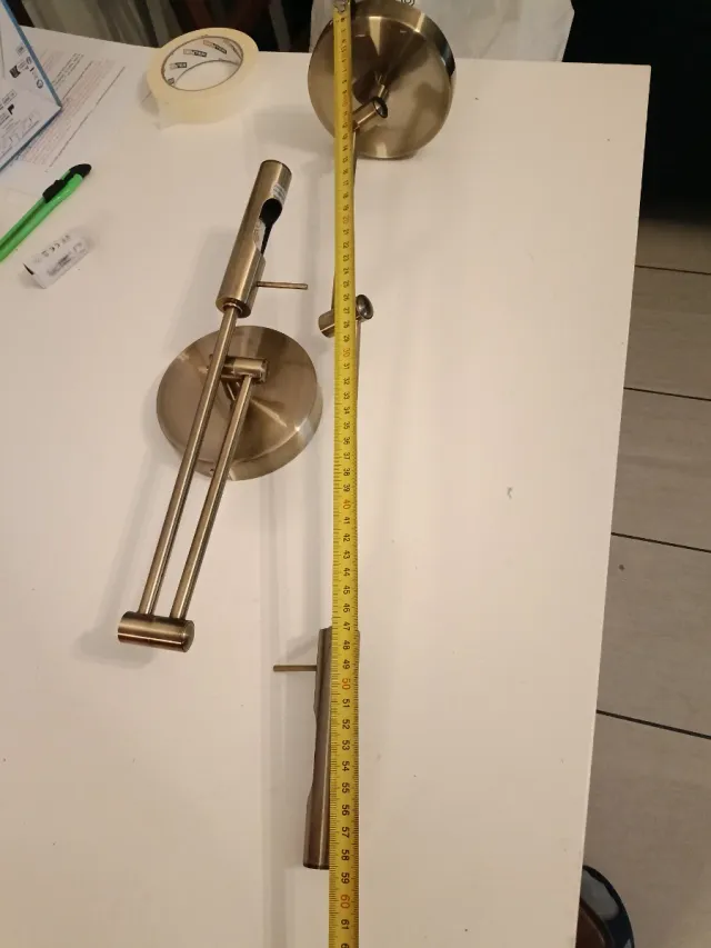 Coppia lampade da parete LED