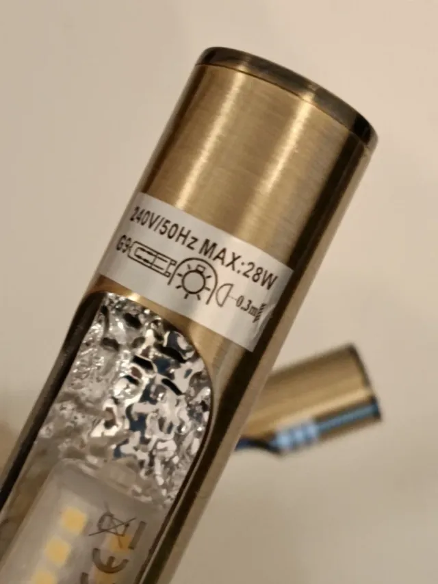 Coppia lampade da parete LED