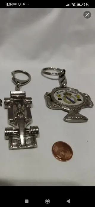 Llaveros de Coche y Trofeo Real Madrid