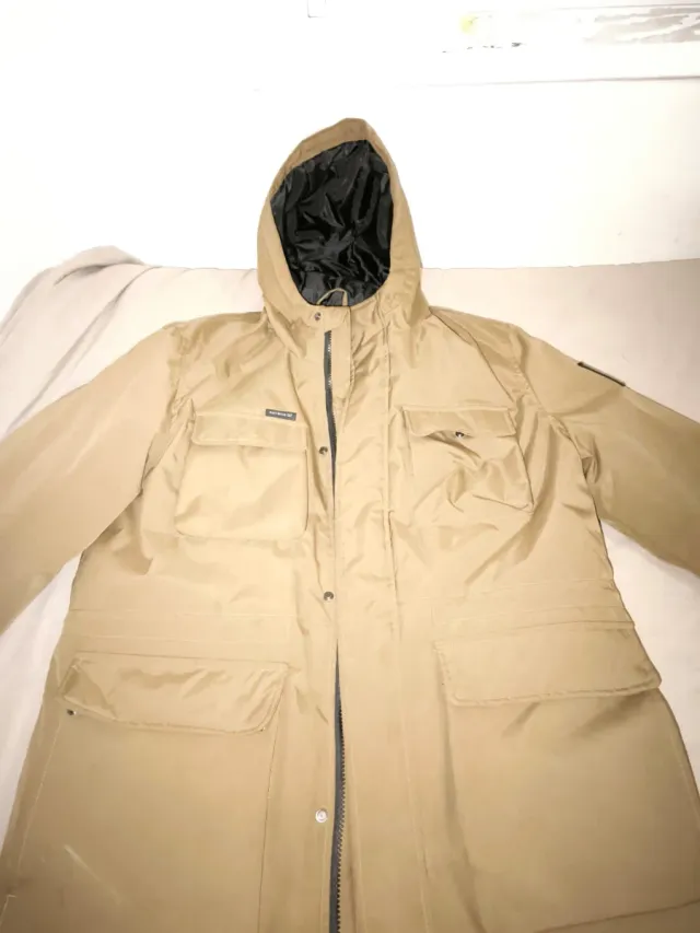 Chaqueta Easy Wear Beige con Capucha