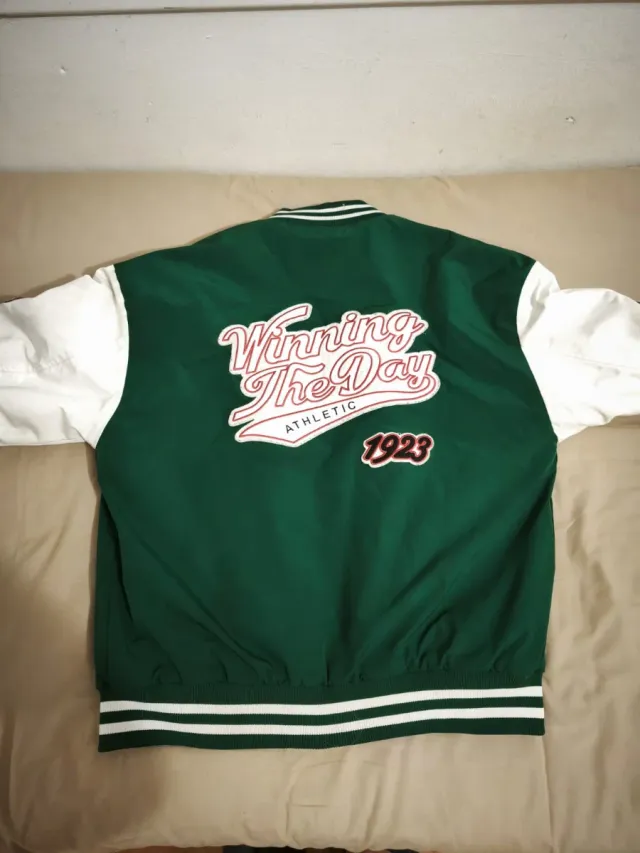 Chaqueta DAVID COPPER Verde y Blanca