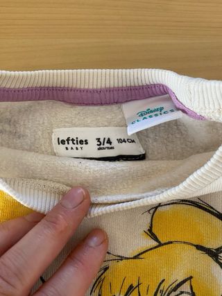 Sudadera Niña Disney Lefties TINK