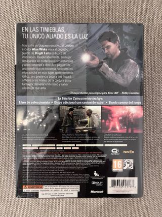 Alan Wake Edición Coleccionista Xbox 360 PAL