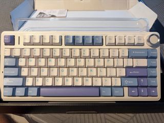Teclado Mecánico PC Blanco y Azul