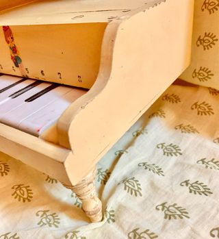Piano de cola de juguete madera vintage años 50-60