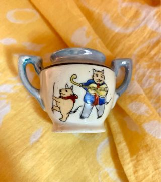 Juego café infantil porcelana antiguo