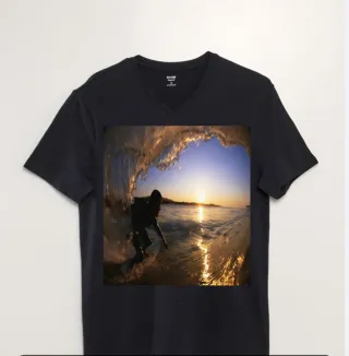 Camiseta Kiabi Negra Talla S