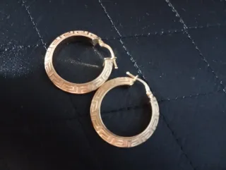 SOLO HOY Aros Oro 18k Versace 4g