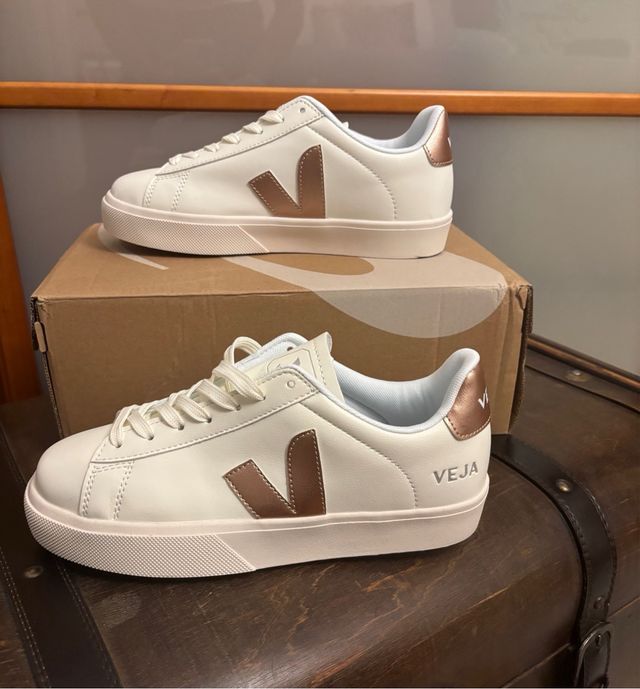 Veja Campo bianco e oro taglia 38 da donna 