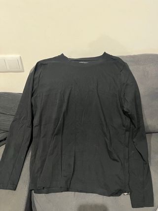 Camiseta manga larga negra Primark