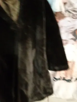 Cappotto lungo in pelliccia sintetica marrone