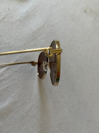 Gafas Cartier Marrón y Dorado