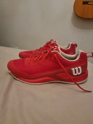 Zapatillas Tenis Wilson Rush Pro 4.5 Clay Rojas