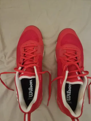Zapatillas Tenis Wilson Rush Pro 4.5 Clay Rojas