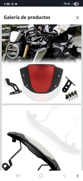 Visera Deflector Parabrisas con Soportes