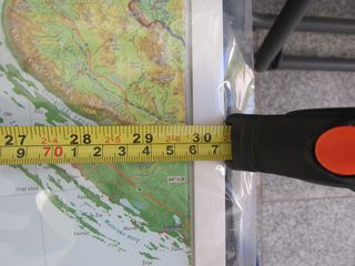 3D Mapa de relevo dos Alps 1:200.000 com moldura d