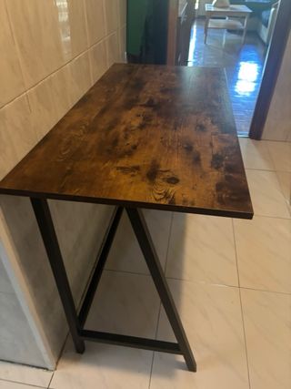 Mesa Vasagle Madera Marrón