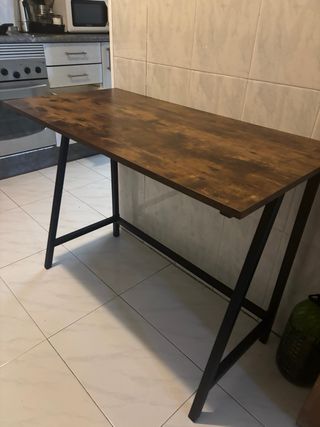 Mesa Vasagle Madera Marrón