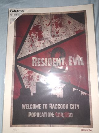 Arte de resident evil 2 numerado