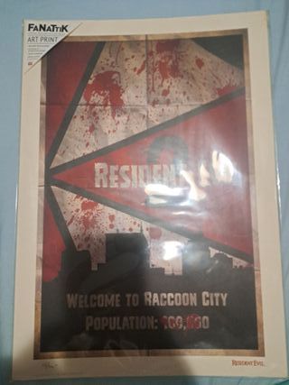 Arte de resident evil 2 numerado