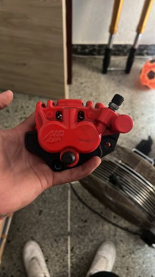 Horquillas invertidas Supermotard doradas