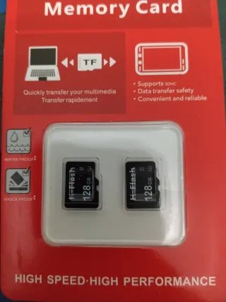 2 Tarjetas SD H-Flash 128GB