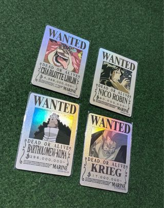 Set 20 Carte One Piece Wanted