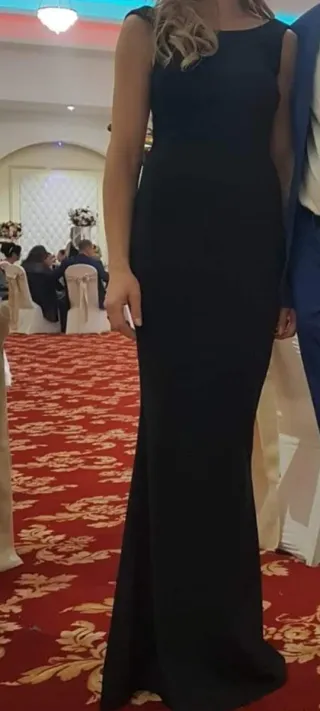 Vestido largo azul talla 38-40 las 3-40