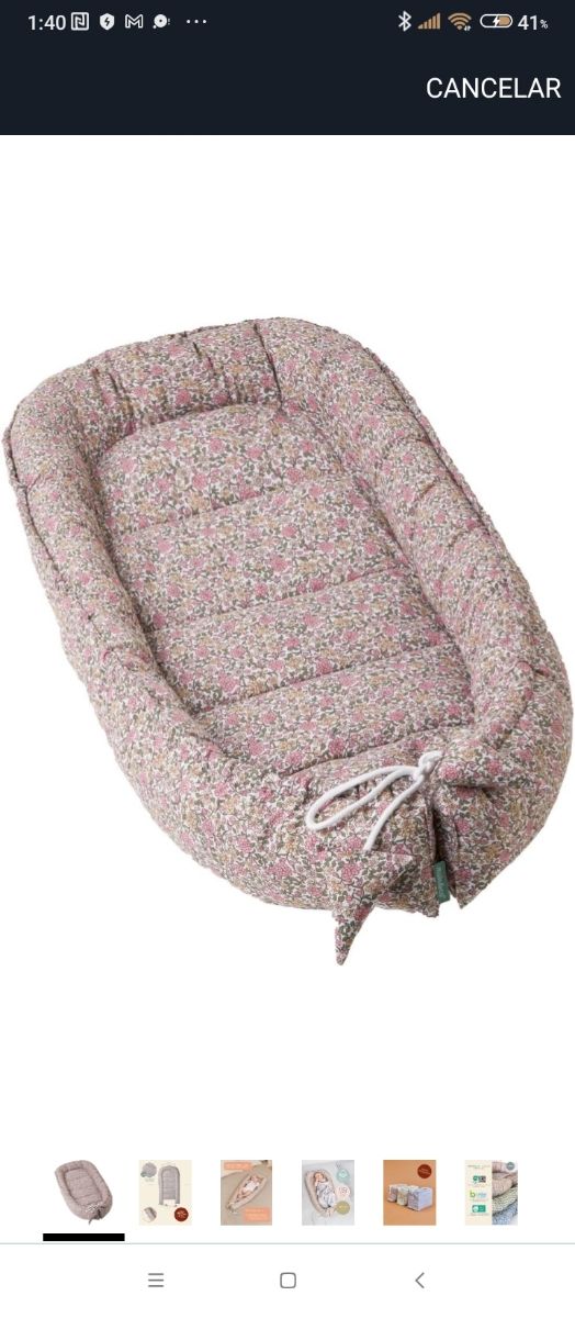 Nido bebé colecho floral