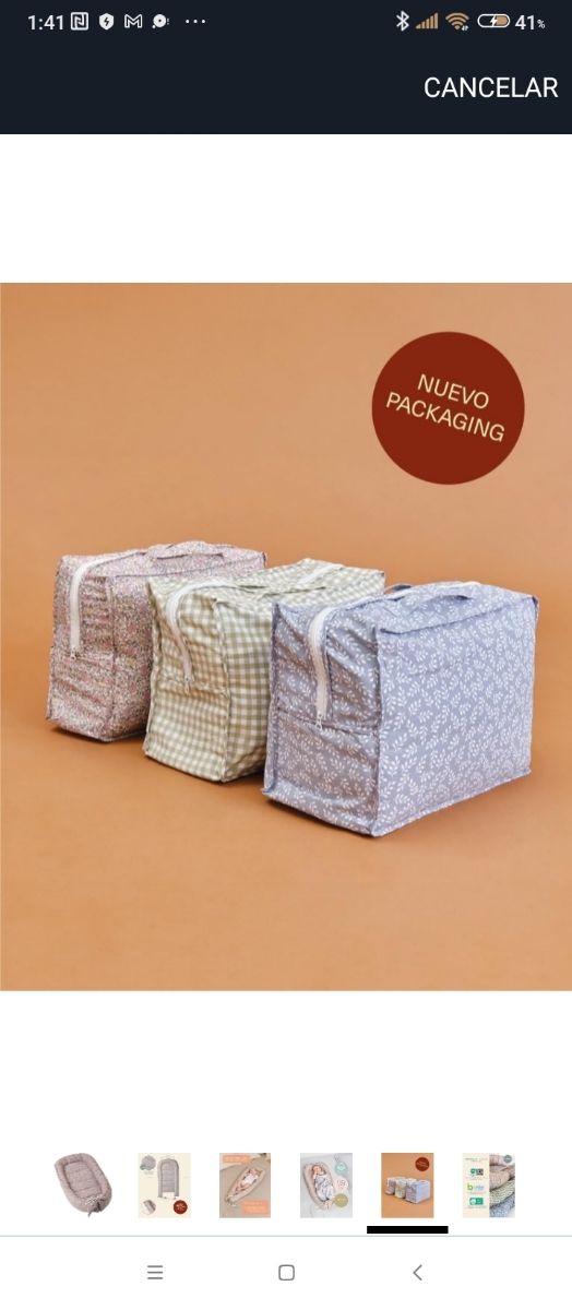 Nido bebé colecho floral