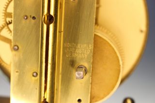 Reloj Aniversario de cuerda, Alemania. Reloj de torsión, reloj de 400 días.