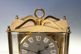 Reloj Aniversario de cuerda Koma, Alemania. Reloj de torsión, reloj de 400 días.