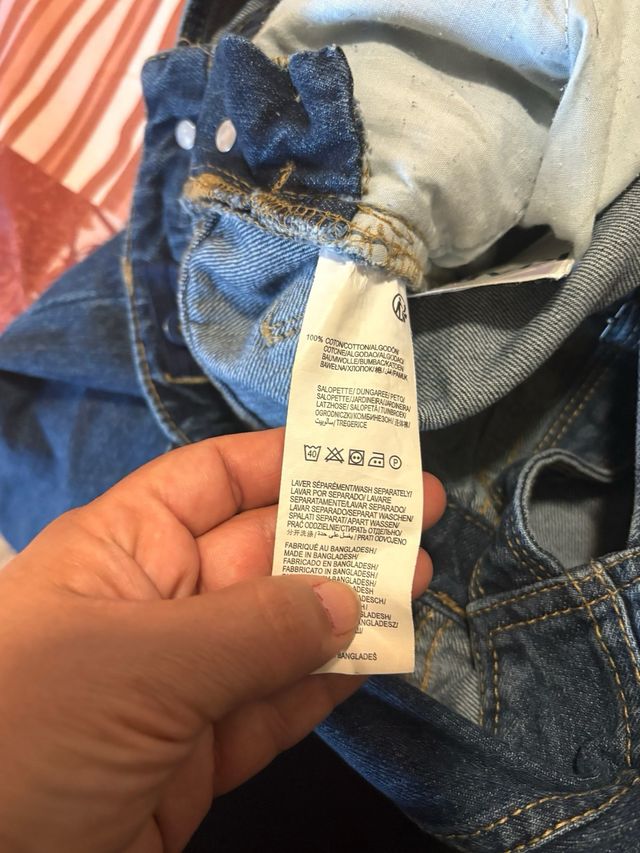 Peto vaquero Kiabi niña