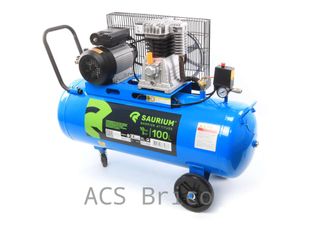 Compresor 100 Litros - 3 Hp - 10 Bar - 230V - 37188 - Saurium