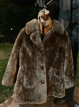 Chaquetón vintage pelo tupido