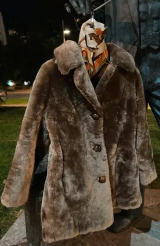 Chaquetón vintage pelo tupido