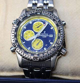 Reloj de pulsera Festina 6597 04 Chronograph, alarm, tachymeter.