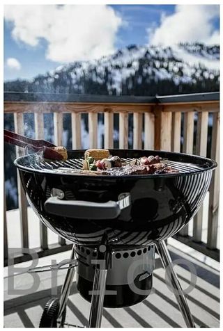 Barbecue rotondo con coperchio Ø 58 cm - 255940