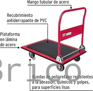 Carretilla Plegable Con Plataforma - 300 Kg - Truper