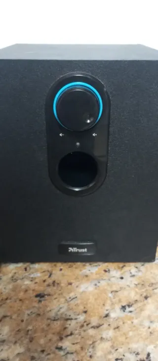 Altavoces Trust 2.1 Negro/Azul