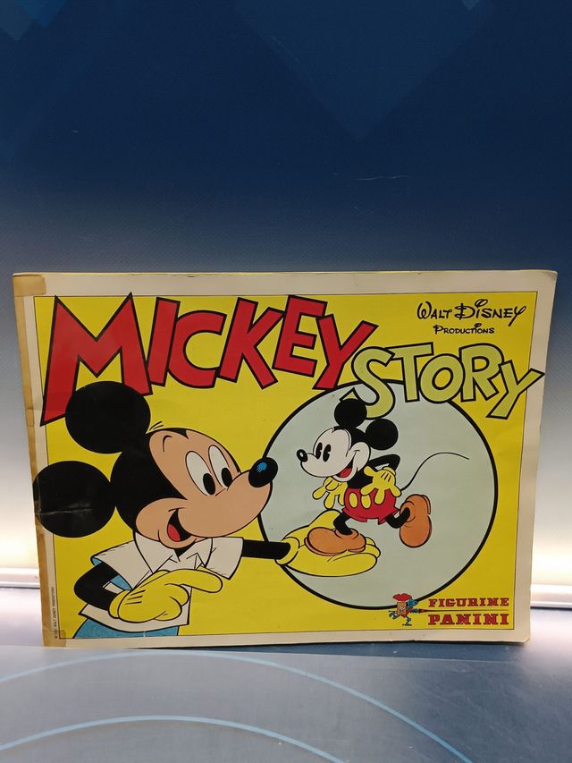 Álbum de cromos, COMPLETO, MICKEY STORY, WALT DISNEY- 1982