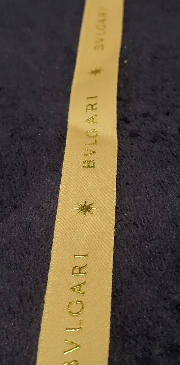 Cinta Bvlgari 65 cm. Original Beige y Dorado