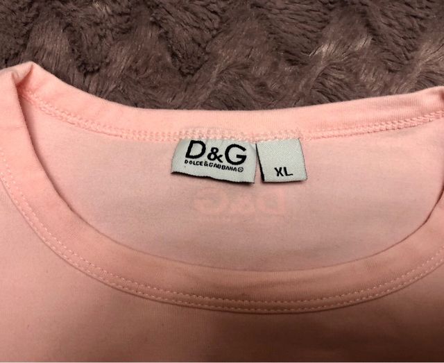 Camiseta D&G Rosa Talla XL