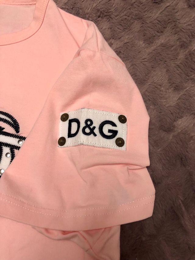 Camiseta D&G Rosa Talla XL