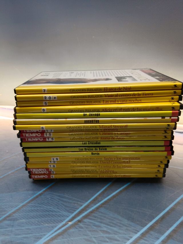 20 DvDs, Grandes relatos en DVD. Revista Tiempo