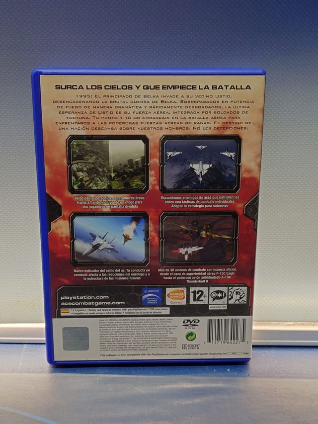 videojuego PS2 Sony Playstation 2. Ace Combat Zero: The Belkan War (2006)