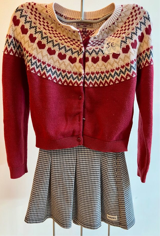 Chaqueta roja de punto niña Sergent Major 11 años