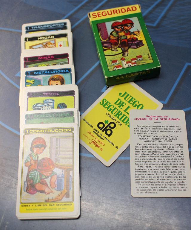 02, Baraja El Juego de la Seguridad. Heraclio Fournier, 1974.